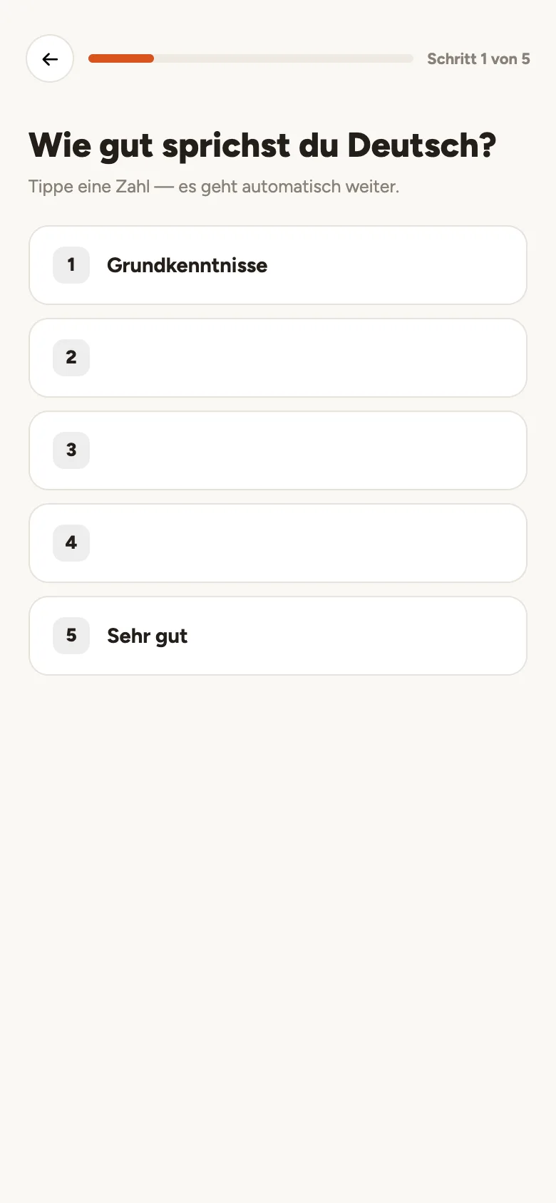 Bewerbungsfrage auf dem Handy